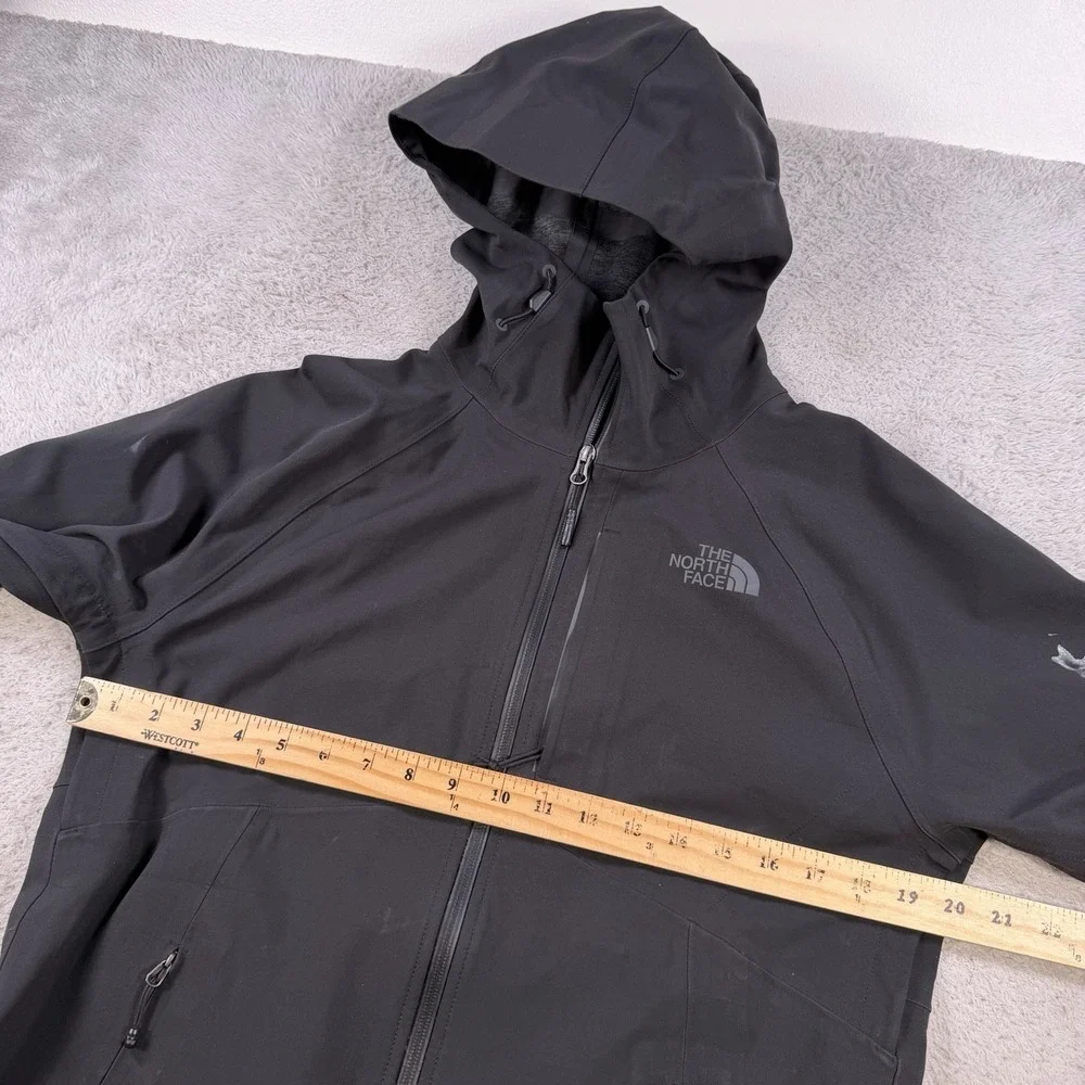 The North Face Jacket Mens Large Black Apex Flex Goretex Outdoor Waterproof Zip